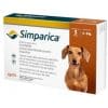 SIMPARICA 20 MG 5.1 A 10 KG (CAFÉ)